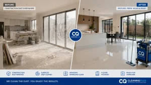 how to clean construction dust